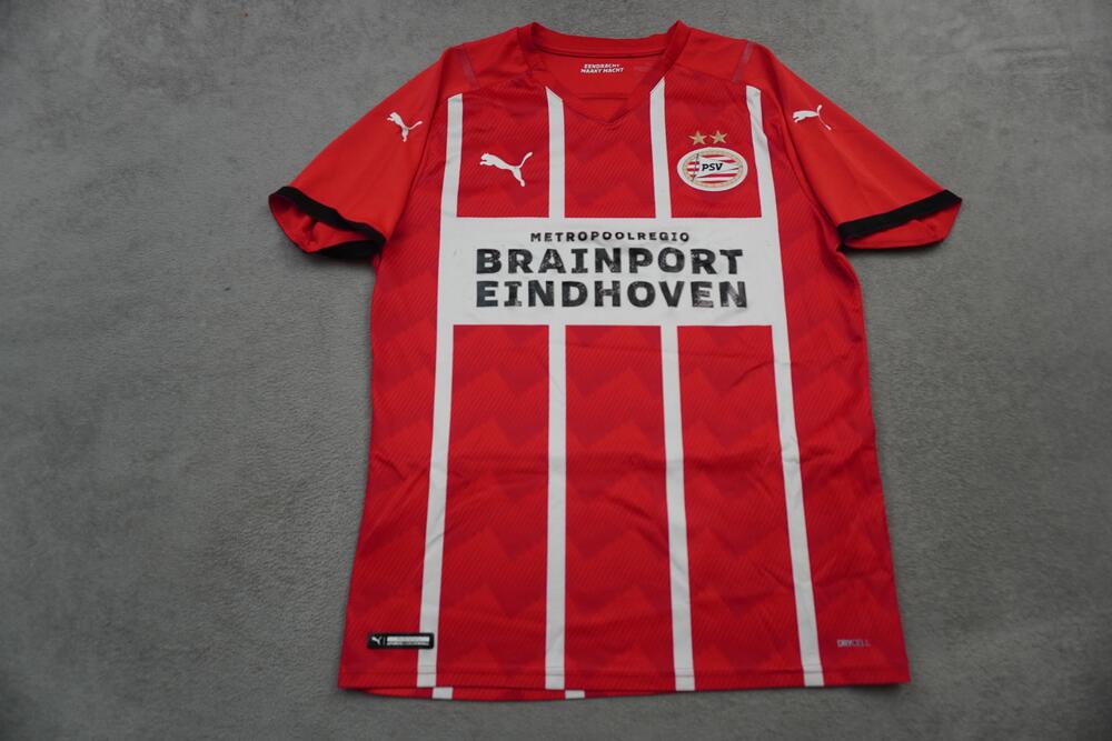 PSV Eindhoven Jersey Mens Medium Red Soccer Puma Brainport Eindhoven Shirt